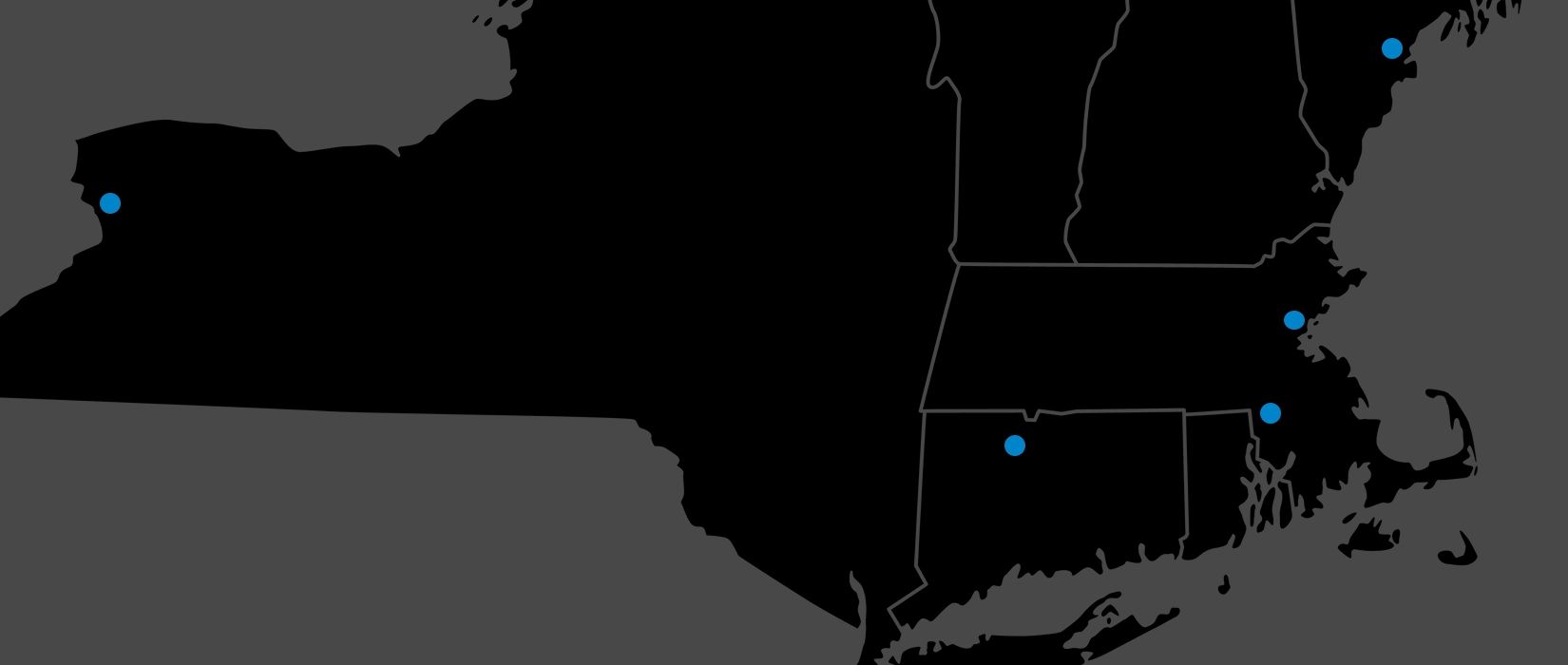 DeVivo Trucks Refrigerated Transport Map